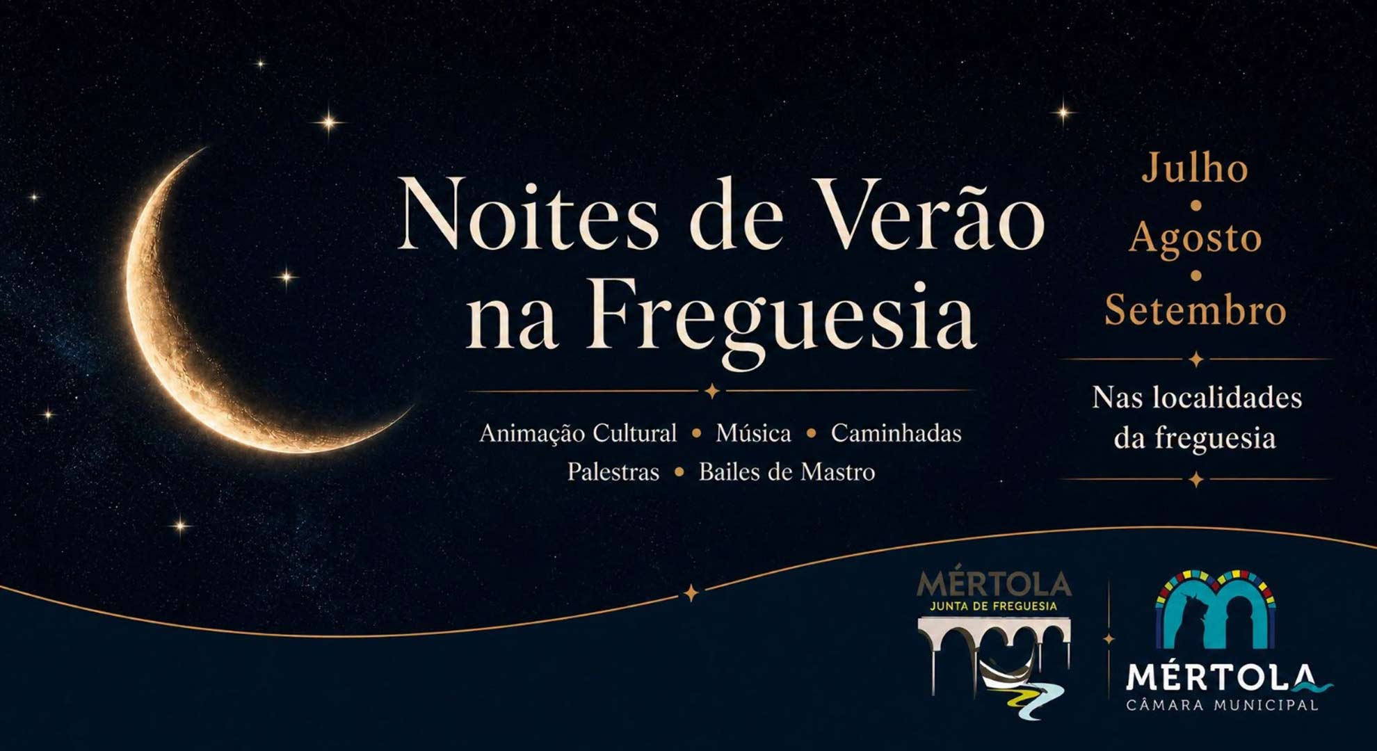 Noites de Verão na Freguesia regressam em julho com música, caminhadas e momentos de convívio